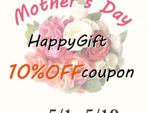 Mother’sDay　HappyGift10％OFFクーポンプレゼント